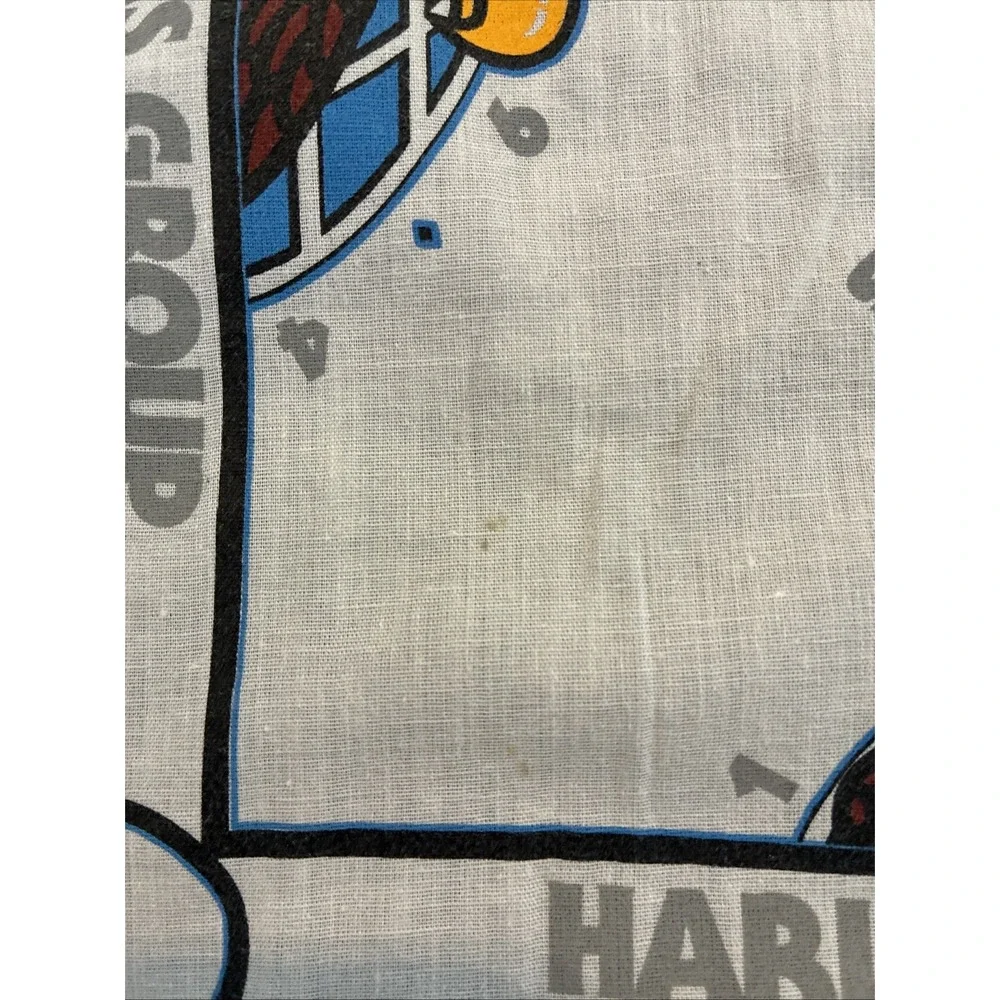 VTG 1994 White Harley Davidson TOPEKA KANSAS CENTRAL RALLY Bandana RK Stratman